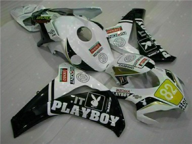 ABS Kit Carenatura Moto Honda CBR 1000 RR 2008-2011 - Bianco Nero Playboy