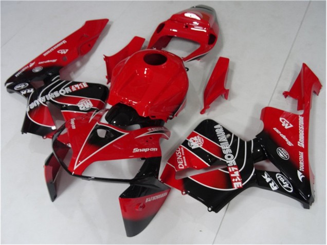 ABS Kit Carenatura Moto Honda CBR 600 RR 2005-2006 - Rosso Nero