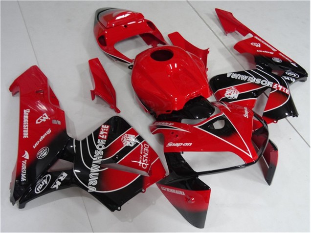 ABS Kit Carenatura Moto Honda CBR 600 RR 2005-2006 - Rosso Nero