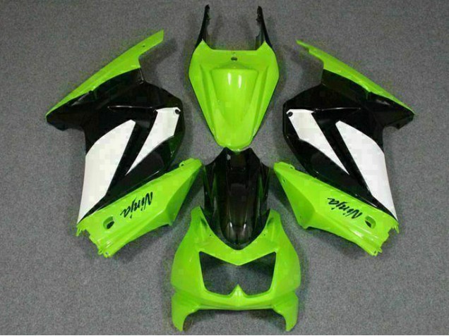 ABS Kit Carenatura Moto Kawasaki EX250 2008-2012 - Verde Nero Ninja