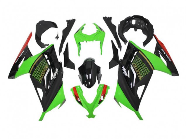 ABS Kit Carenatura Moto Kawasaki EX300 2013-2016 - Verde Nero