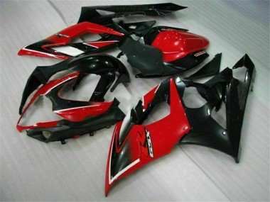 ABS Kit Carenatura Moto Suzuki GSXR 1000 K5 2005-2006 - Rosso Nero