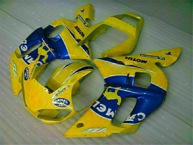 ABS Kit Carenatura Moto Yamaha R6 1998-2002 - Giallo Blu