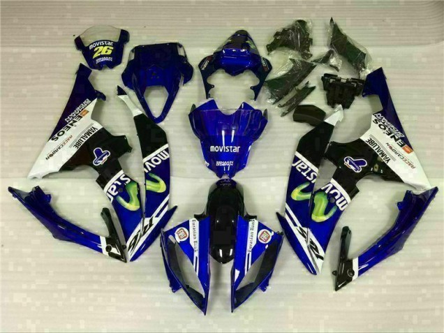 ABS Kit Carenatura Moto Yamaha R6 2008-2016 - Bianco Blu