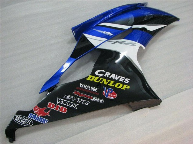 ABS Kit Carenatura Moto Yamaha R6 2008-2016 - Blu