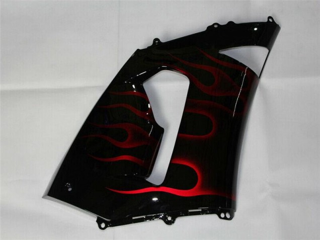 ABS Kits Carena Moto Kawasaki ZX6R 2005-2006 - Rosso Nero