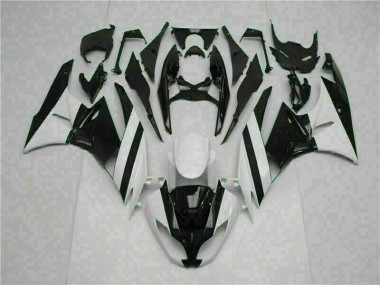 ABS Kits Carena Moto Kawasaki ZX6R 2009-2012 - Bianco Nero