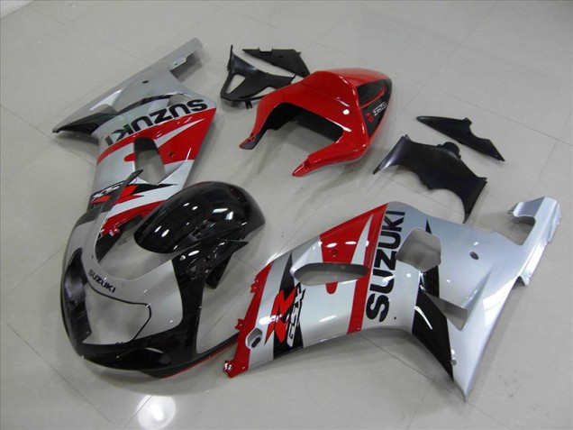 ABS Kits Carena Moto Suzuki GSXR 750 K1 K2 K3 2001-2003 - Nero Rosso