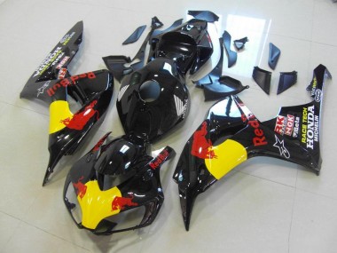 ABS Kits Carenatura Moto Honda CBR 1000 RR 2006-2007 - Nero Red Bull