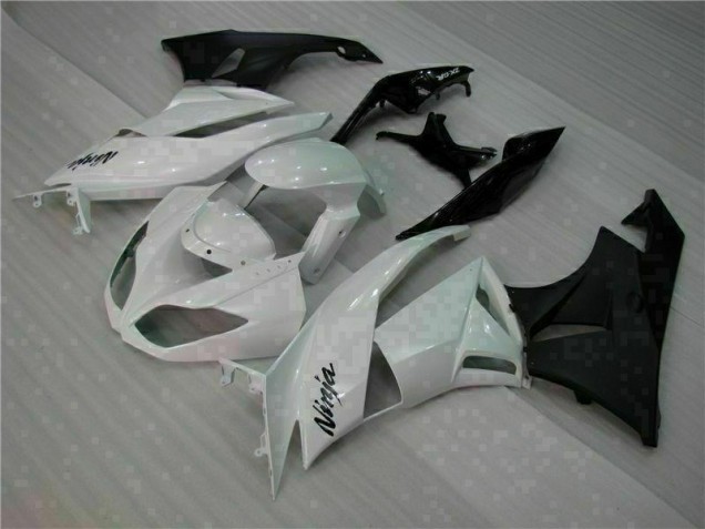 ABS Kits Carenatura Moto Kawasaki ZX6R 2009-2012 - Bianco Nero