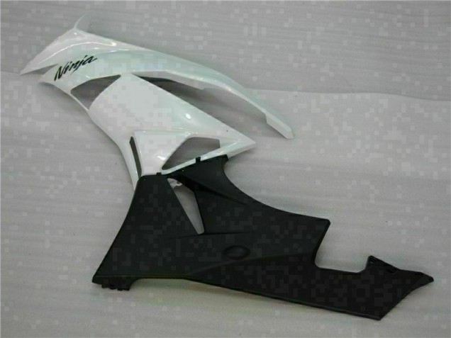 ABS Kits Carenatura Moto Kawasaki ZX6R 2009-2012 - Bianco Nero