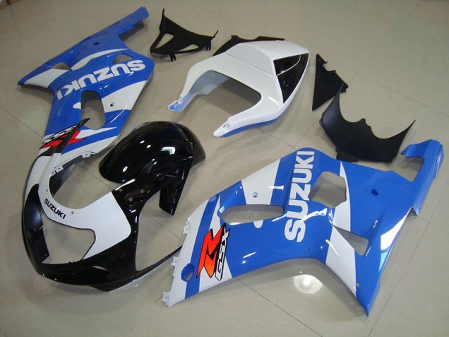 ABS Kits Carenatura Moto Suzuki GSXR 750 K1 K2 K3 2001-2003 - Blu Bianco
