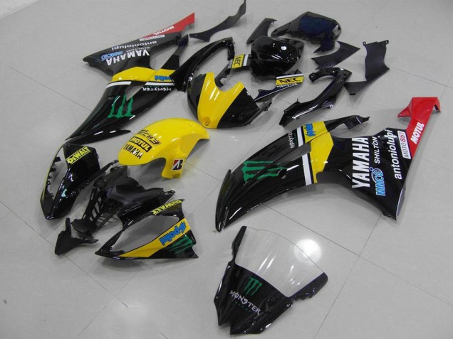 ABS Kits Carenatura Moto Yamaha R6 2008-2016 - Giallo Monster
