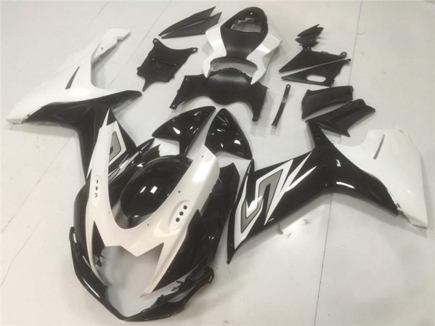 ABS Moto Plastica & Carena Suzuki GSXR 600 / 750 K11 2011-2024 - Nero Bianco
