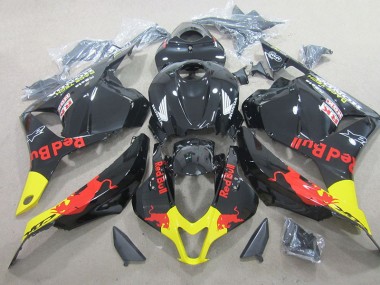 ABS Moto Plastica & Carene Honda CBR 600 RR 2009-2012 - Nero Red Bull