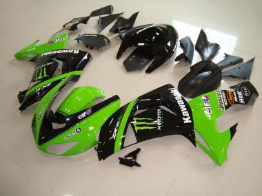 ABS Moto Plastica & Carene Kawasaki ZX10R 2006-2007 - Verde Monster