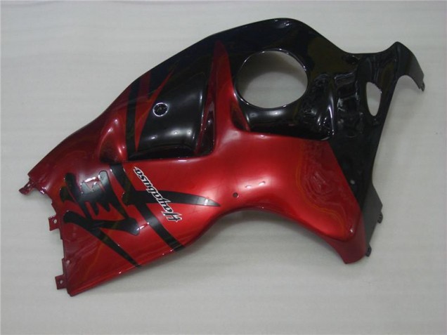 ABS Moto Plastica & Moto Carena Suzuki GSXR 1300 Hayabusa 1996-2007 - Rosso Nero