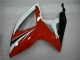 ABS Moto Plastica & Moto Carena Suzuki GSXR 600 / 750 K6 2006-2007 - Rosso Bianco