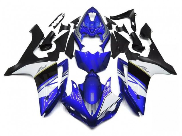 ABS Moto Plastica & Moto Carena Yamaha R1 2004-2006 - Blu Bianco Nero