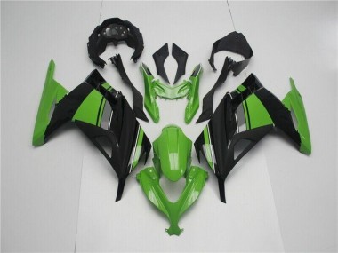 ABS Plastica Moto & Carenatura Moto Kawasaki EX300 2013-2016 - Verde Nero