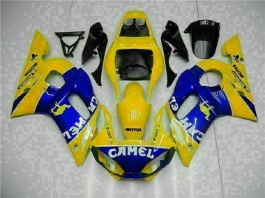 ABS Plastica Moto & Carenatura Moto Yamaha R6 1998-2002 - Giallo Blu