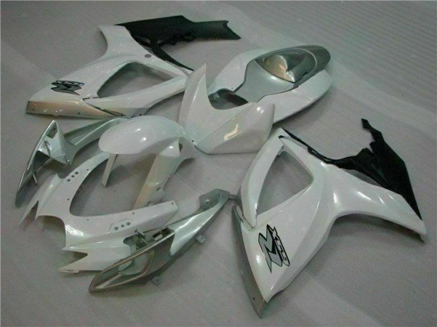Carena Moto Suzuki GSXR 600 / 750 K6 2006-2007 - Bianco Argento
