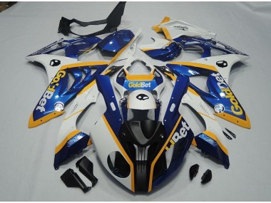 Carene Moto BMW S1000RR 2009-2014 - Nero Blu Bianco GoldBet