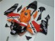 Carene Moto Honda CBR 600 RR 2003-2004 - Arancia Rosso Nero Repsol