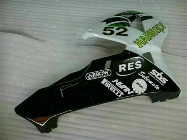 Carene Moto Honda CBR 600 RR 2003-2004 - Verde Bianco Nero