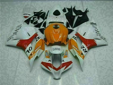 Carene Moto Honda CBR 600 RR 2009-2012 - Bianco Arancia Repsol