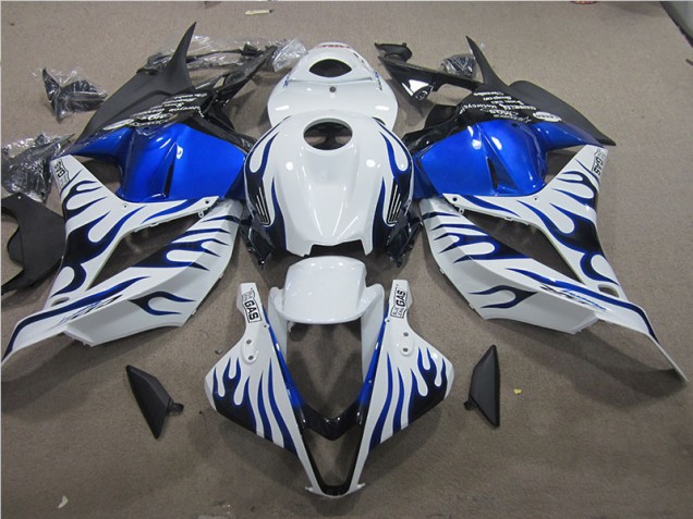 Carene Moto Honda CBR 600 RR 2009-2012 - Bianco Blu Fiamma