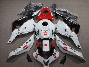 Carene Moto Honda CBR 600 RR 2009-2012 - Bianco Rosso Konica Minolta