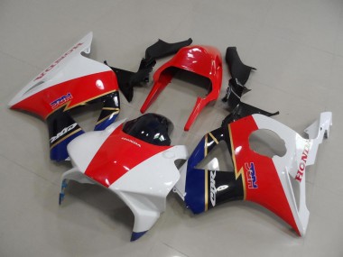 Carene Moto Honda CBR 900 RR 954 2002-2003 - Rosso Bianco Scuro Blu