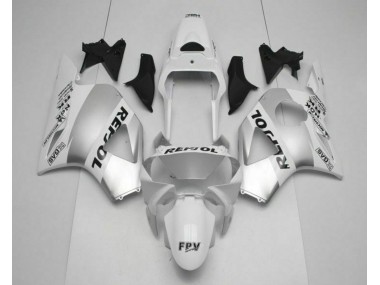 Carene Moto Honda CBR 900 RR 954RR 2002-2003 - Bianco Argento Nero Repsol