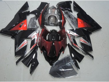 Carene Moto Kawasaki ZX10R 2003-2005 - Nero Rosso