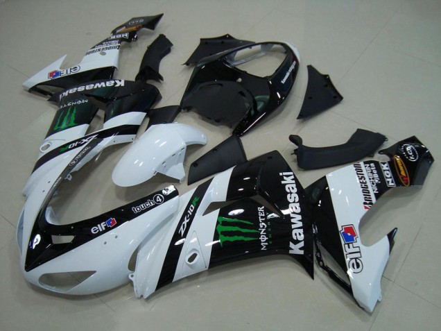 Carene Moto Kawasaki ZX10R 2006-2007 - Bianco Monster