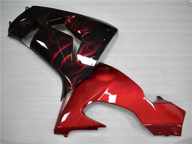 Carene Moto Kawasaki ZX10R 2006-2007 - Rosso Fiamma