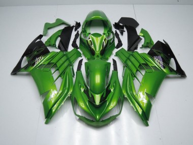 Carene Moto Kawasaki ZX14R ZZR 1400 2012-2021 - Verde Fiamma