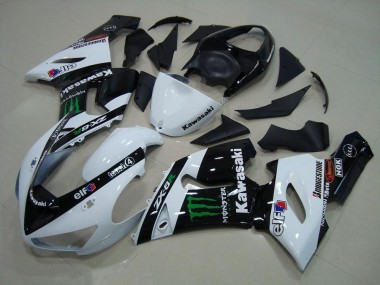 Carene Moto Kawasaki ZX6R 2005-2006 - Bianco Monster