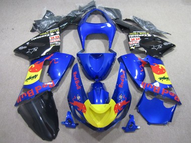 Carene Moto Kawasaki ZX6R 2005-2006 - Blu Red Bull Ninja