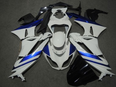 Carene Moto Kawasaki ZX6R 2009-2012 - Bianco Blu