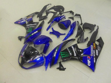 Carene Moto Kawasaki ZX6R 2009-2012 - Blu Monster