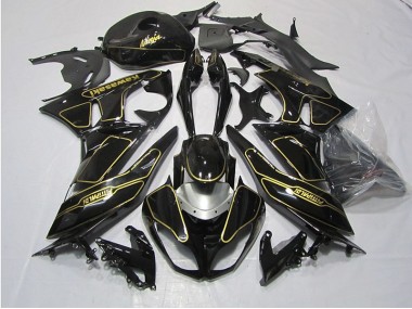 Carene Moto Kawasaki ZX6R 2009-2012 - Nero Oro