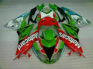 Carene Moto Kawasaki ZX6R 2009-2012 - Rosso Verde Motocard