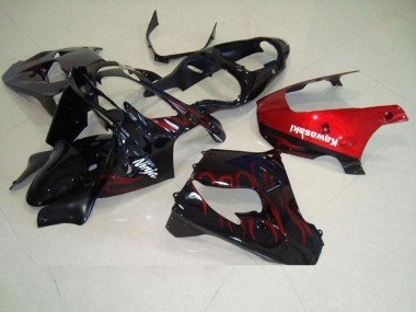 Carene Moto Kawasaki ZX9R 2000-2001 - Rosso Fiamma