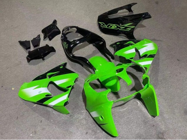 Carene Moto Kawasaki ZX9R 2000-2001 - Verde Lucido Nero