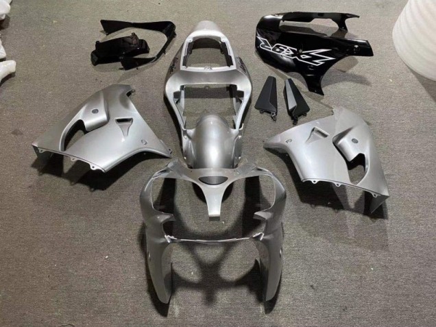 Carene Moto & Plastica Kawasaki ZX9R 2002-2003 - Argento Lucido Nero