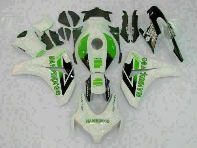 Carene Moto & Plastica Moto Honda CBR 1000 RR 2008-2011 - Verde Bianco