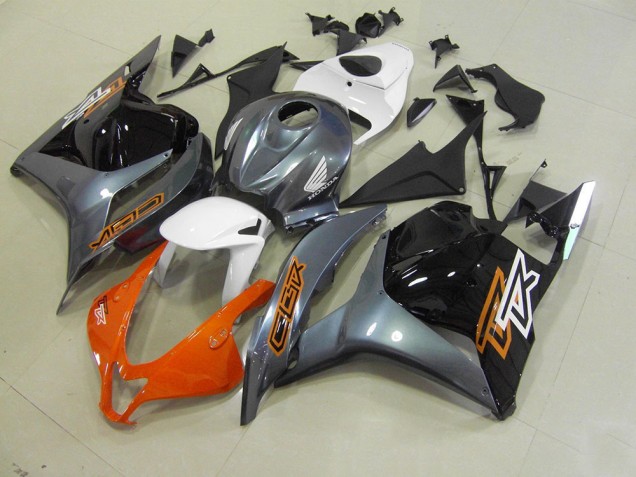 Carene Moto & Plastica Moto Honda CBR 600 RR 2009-2012 - Arancia Grigio Nero