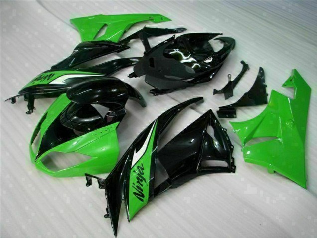 Carene Moto & Plastica Moto Kawasaki ZX6R 2009-2012 - Nero Verde